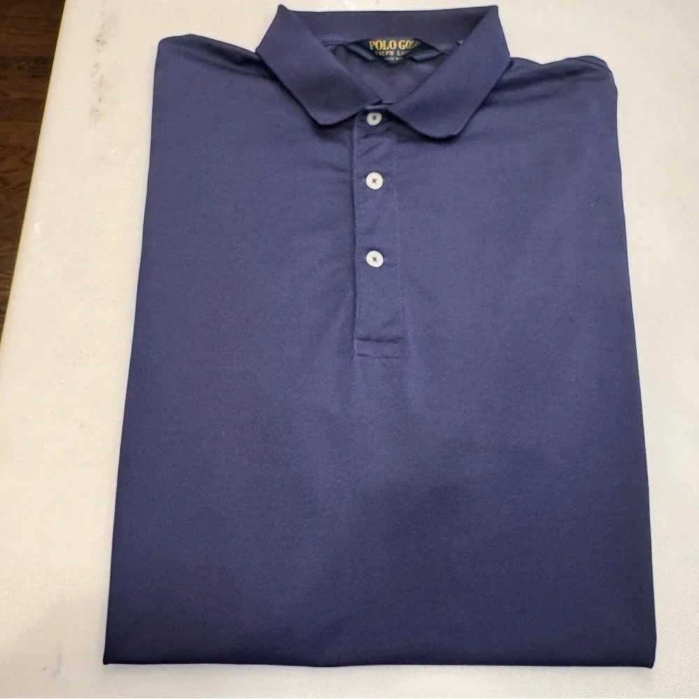 Polo Ralph Lauren Golf Performance polo shirt Sz Large Navy Blue